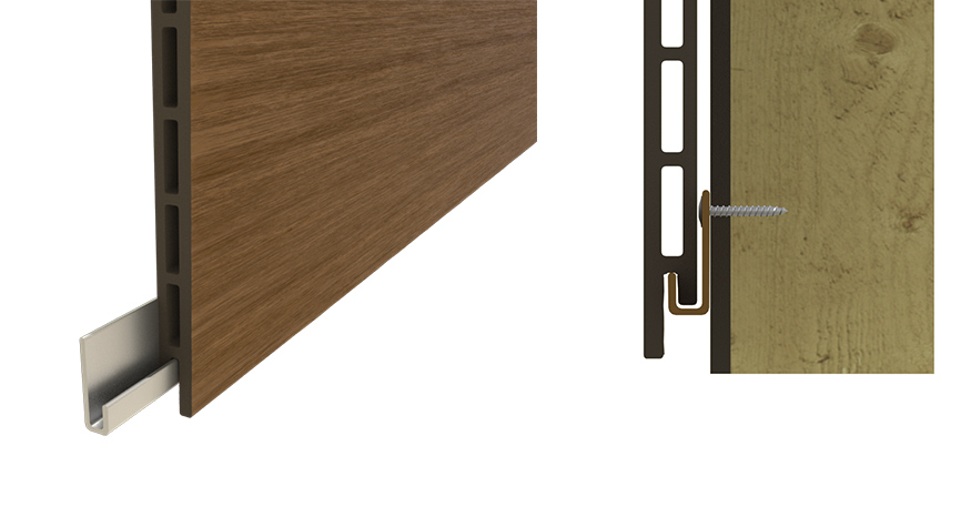 Alu start profiel | WEO Classic &amp; Bamboe Symphony | 25x0,7mm  L-300cm | bij horizontale montage