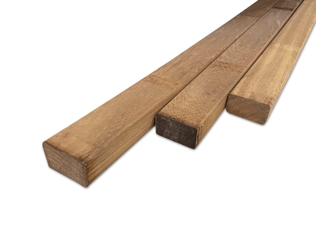 Regel hardhout | 4.5x7.0cm | geschaafd