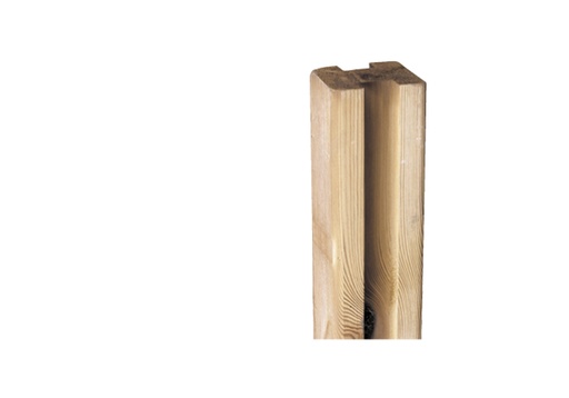 Gleufpaal 30mm | 270cm | hout of aluminium