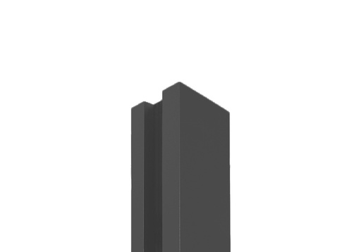 Gleufpaal 30mm | 270cm | hout of aluminium
