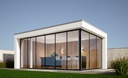 Poolhouse Modern | 630 x 330cm glas