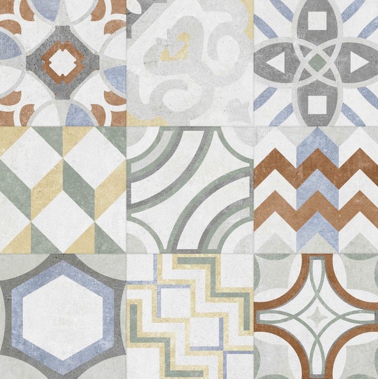 GeoCeramica Porto | 60x60x4cm | Mix | per stuk