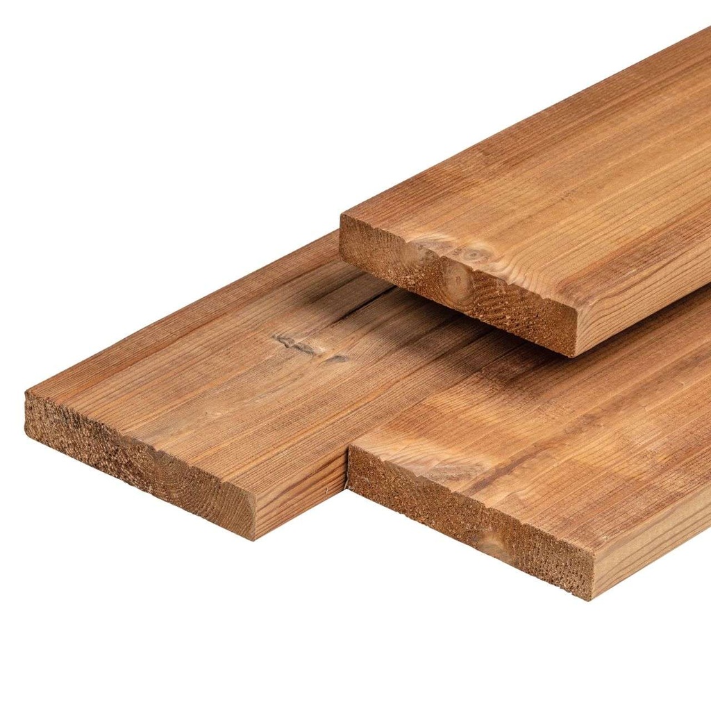 Thermo gemodificeerd Vuren vlonderplank 26x140 | 2 lengtes