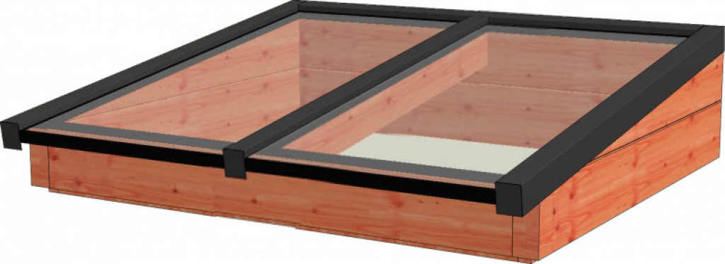 Lichtstraat Lessenaardak | 3 breedtes &amp; 130cm diep