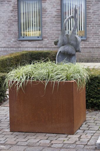 Plantbak Connect Corten staal | 3 hoogtes, vierkant en rechthoek in diverse afmetingen
