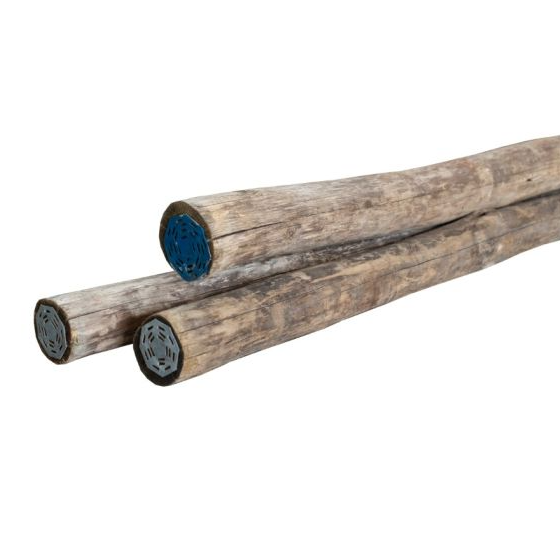 Cloeziana rondhout niet gepunt | 4 maten &amp; 4 lengtes