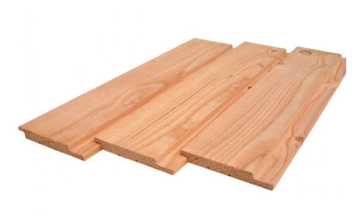 Douglas Channelsiding 18x142 mm Gedroogd en Fijnbezaagd