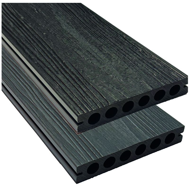 DuoDeck Co-Extrusie Grey - Coal | 2.3 x 13.8 x 400cm | 2 kleurcombinaties
