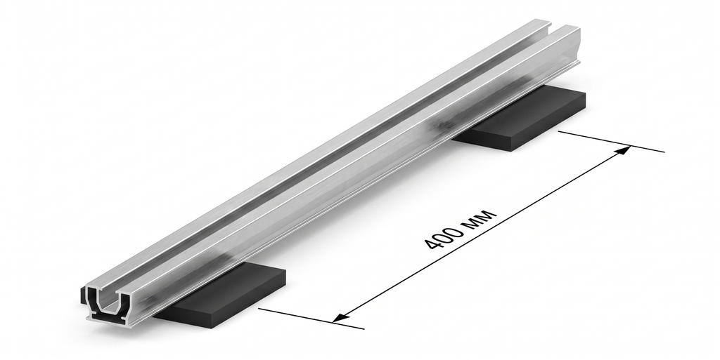 Python rail 25mm hoog &amp; 4000mm lang
