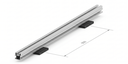 Python rail 40mm hoog inclusief clips | Overspanning max. 50cm &amp; lengte 400cm