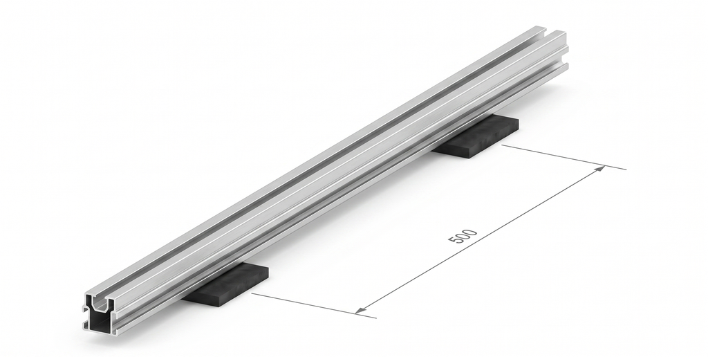 Python rail 40mm hoog &amp; 4000mm lang