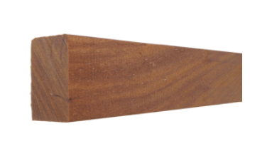 Balk / regel hardhout | 4.5x7.0cm | gedroogd en geschaafd