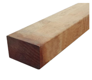 Balk / regel Angelim Vermelho hardhout | 4.5x7.0x500cm | gedroogd en geschaafd