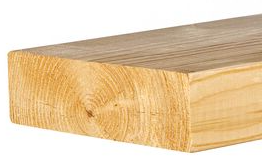 Balk vurenhout | 7.0x24.5cm | geschaafd