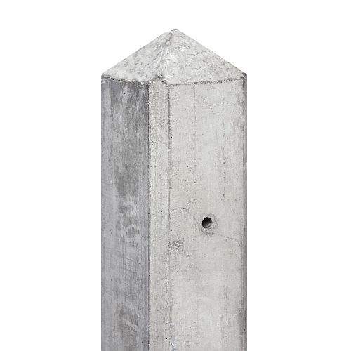 Betonpaal t.b.v. 1 basic/deluxe onderplaat | 10x10cm | diamantkop