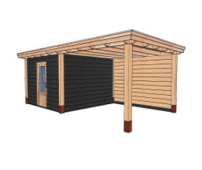 LuxeLine buitenverblijf 650x325 | incl. montage