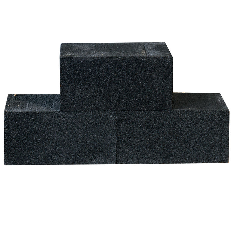 Stapelblok GeoColor | 15x15x60cm | Solid Black