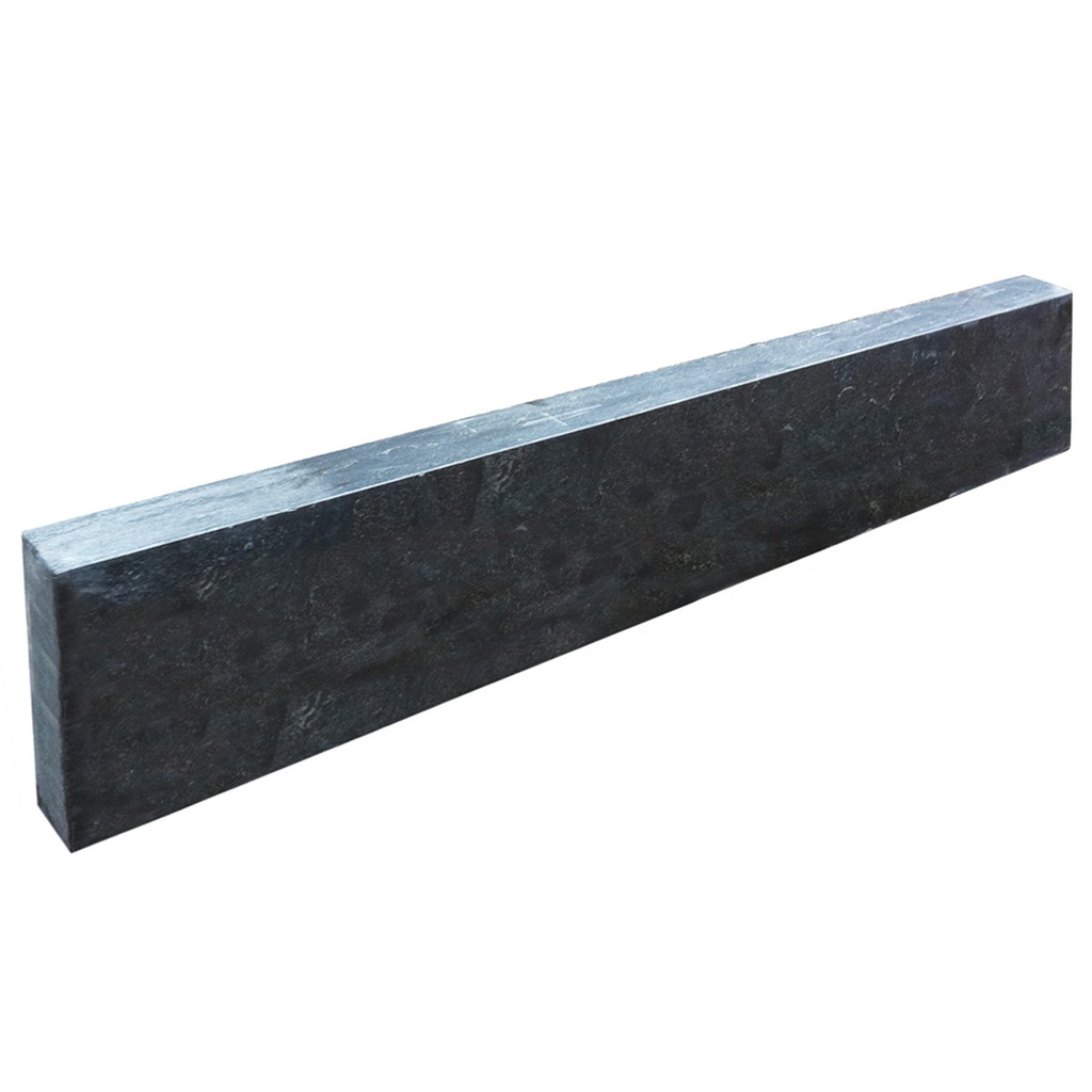 Opsluitband 5x20x100cm | Chinees blauw hardsteen gezoet met facet