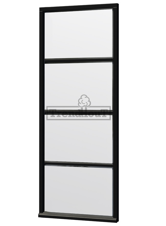 Steel Look raam | gelaagd dubbel glas | incl. bevestigingsmaterialen