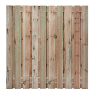 Luxe tuinscherm | 19+2 planks | geïmpregneerd
