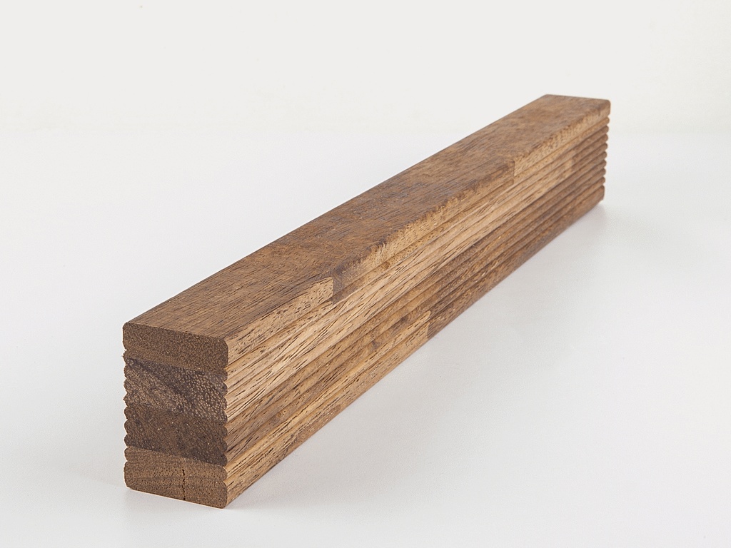 Balk merbau hardhout | 4.0x6.0cm | gelamineerd en fingerjoint