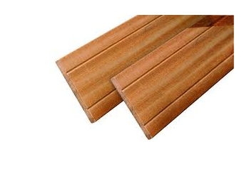 Schutting plank bangkirai hardhout | 1,6x14,5 | met v-groeven