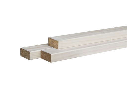 [VS..1001374420F] Balk / regel accoya | 4.5x9.5x420cm | geschaafd