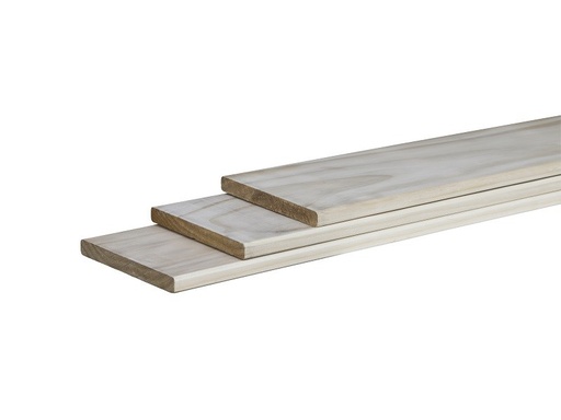 [VS.1001372360F] Plank accoya | 2.0x19.5x360cm | geschaafd