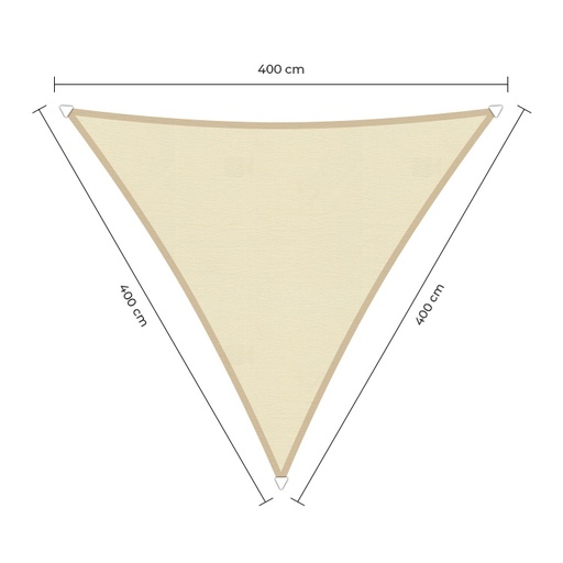 Schaduwdoek driehoek waterdicht
