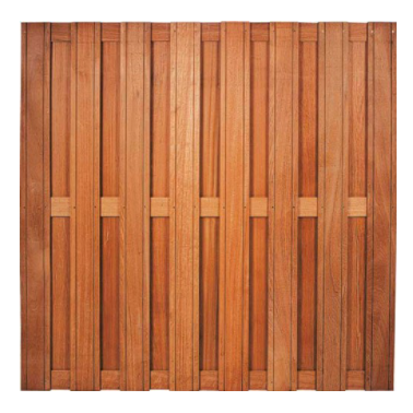 hulp in de huishouding Realistisch Weggooien Keruing hardhout | hout en beton | wit/grijs | dubbel | rotsmotief | incl.  plaatsing | Zeeland Tuinmaterialen BV