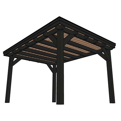 BlackLine Classic veranda 250 cm diep