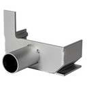 Alu Side Drain | Eindstuk links incl. afvoer | Grey