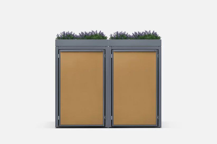 Kliko-ombouw met bloembak | Corten