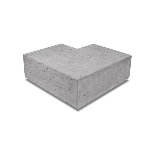 Oudhollandse Arti-Stone Hoekstuk traptreden 90° buiten | 37x15 cm