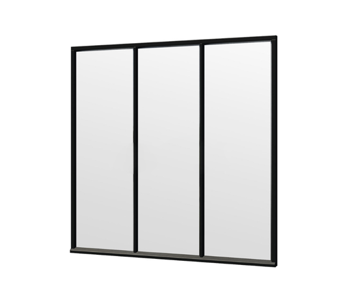 Steel Look raam | gelaagd dubbel glas | incl. bevestigingsmaterialen