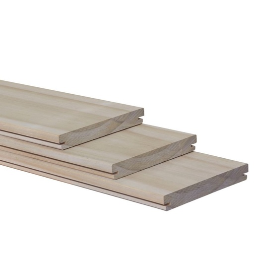 [VS.1003195480F] Vlonderplank  accoya | B- Fix systeem | 2.8x19.5x480cm | glad geschaafd