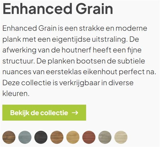 De Millboard Enhanced Grain-collectie