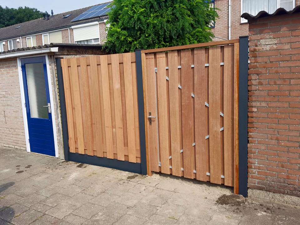aluWoods aluminium met geïmpregneerd hout | incl. plaatsing
