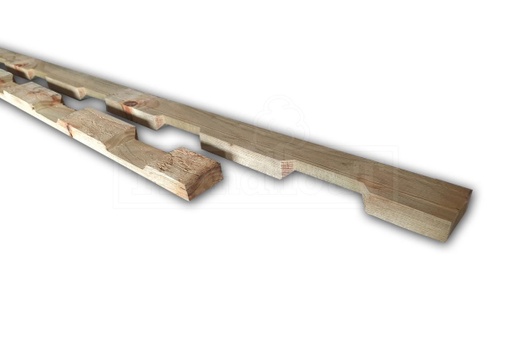 [PM.A6375022050420F] Vuren ventilatielat | 22x50x4200mm