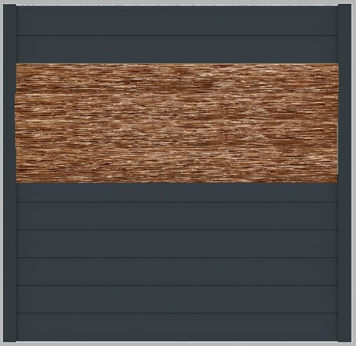 aluWoods combo | Teak | 180x200cm
