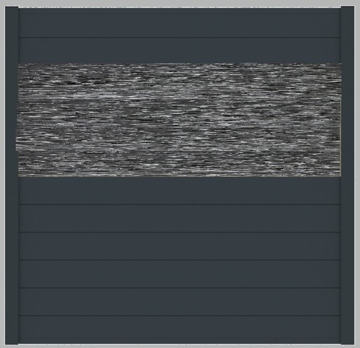 aluWoods combo | Dark Grey | 180x200cm