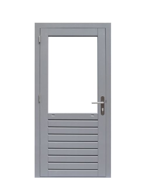 Hardhout deur met isolatie glas | linksdraaiend