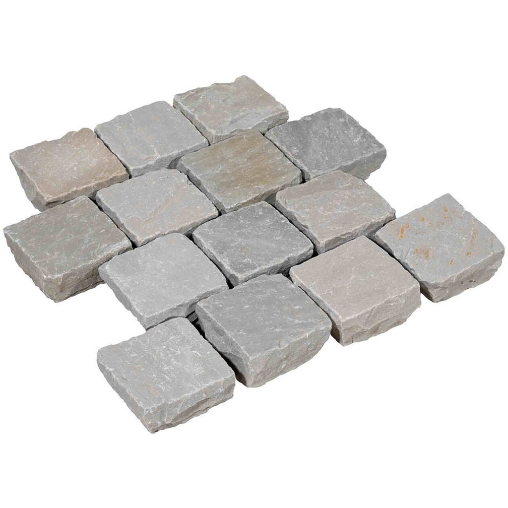 Kandla Gres Platine Grey | 14 x 14 x 3-5cm