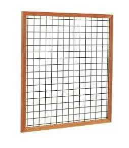 Gaas trellis met hardhout kader | 10x10cm