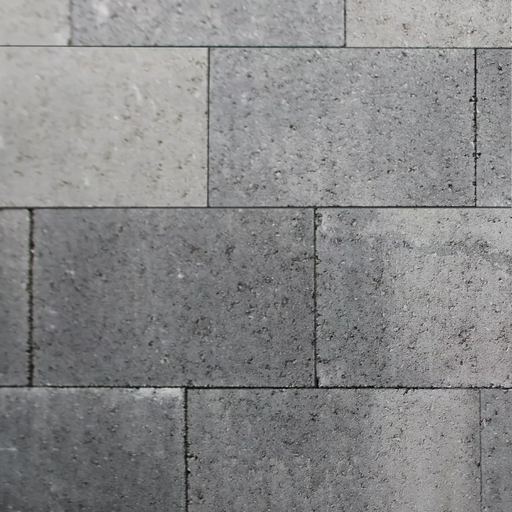 MB Vlakstone 20x30x6 grijs/zwart | restant 10,8m²