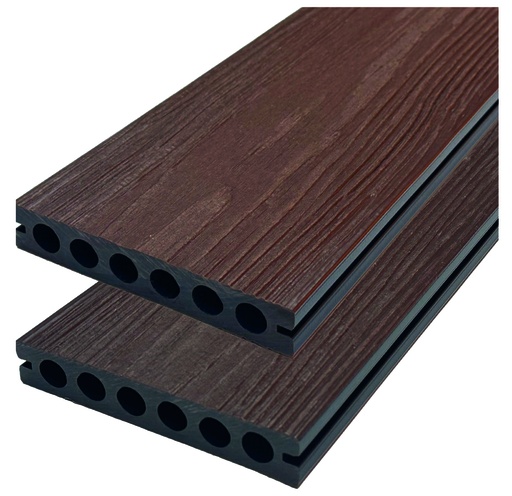 DuoDeck Co-Extrusie Ipé - Teak | 2.3 x 13.8 x 400cm | 2 kleurcombinaties