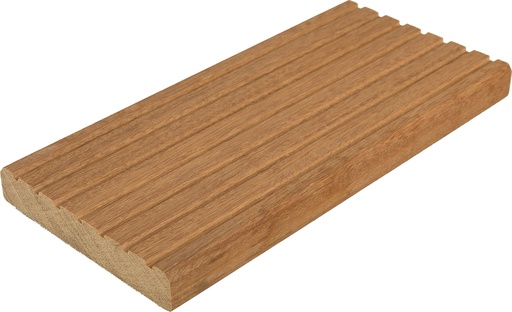 Bankirai vlonderplank 2.1x14.5cm | Glad &amp; Ribbel | diverse lengtematen
