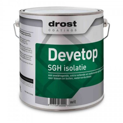 [D&amp;P] Drost Devetop SGH isolatie Wit | 2,5 Ltr.