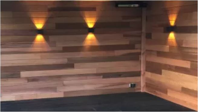 Red Cedar planchet | 18x130x1250mm rondom mes &amp; groef