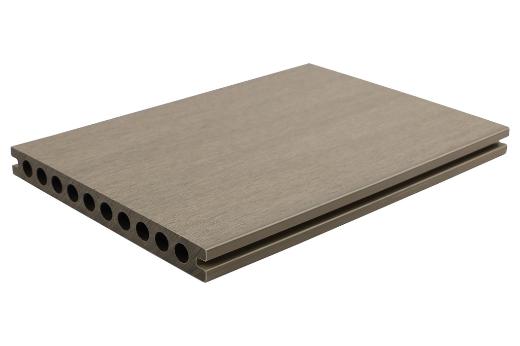 FiberDeck WPC XL 2.3x21.0cm | Light Grey | Holkamerprofiel